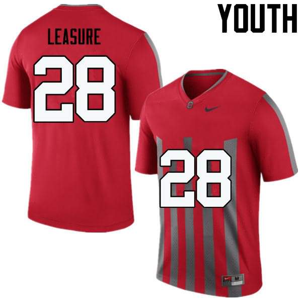 Youth Nike Ohio State Buckeyes Jordan Leasure #28 Throwback College Football Jersey In Stock YWV56Q5J
