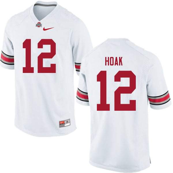 Men's Nike Ohio State Buckeyes Gunnar Hoak #12 White College Football Jersey Check Out FUP34Q8Y