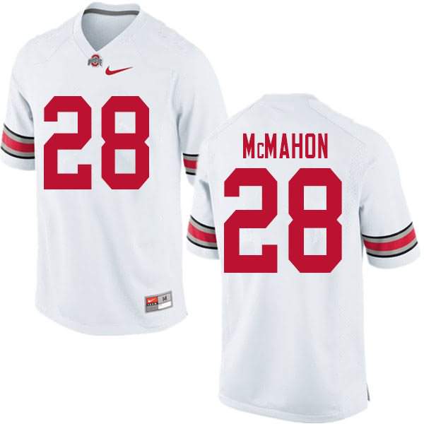 Men's Nike Ohio State Buckeyes Amari McMahon #28 White College Football Jersey Special UGX60Q4C
