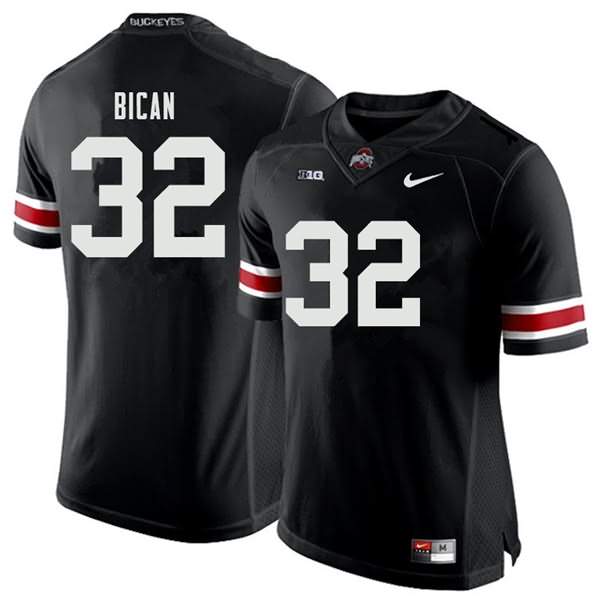 Men's Nike Ohio State Buckeyes Luciano Bican #32 Black College Football Jersey Authentic KHI60Q2N
