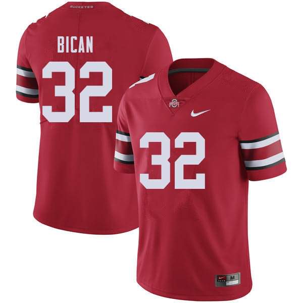 Men's Nike Ohio State Buckeyes Luciano Bican #32 Red College Football Jersey November AMM20Q6I