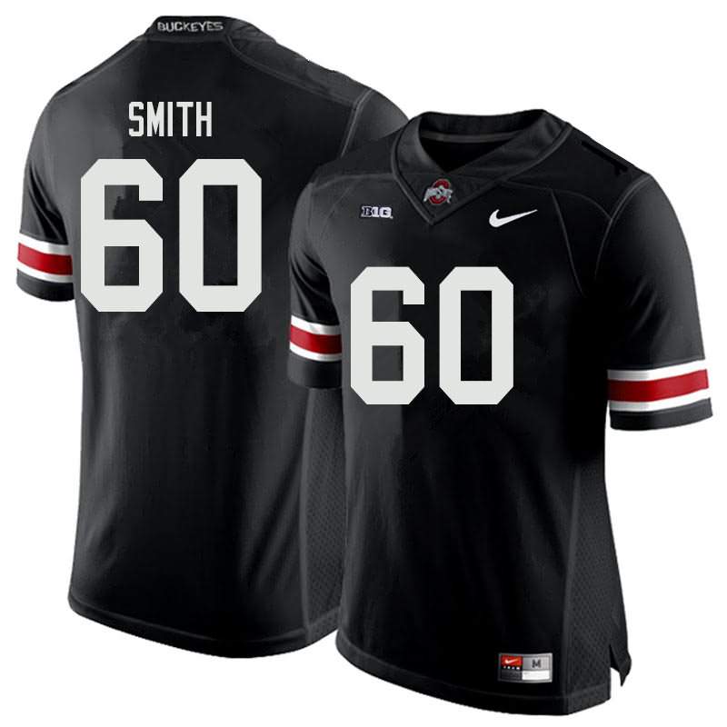 Men's Nike Ohio State Buckeyes Ryan Smith #60 Black College Football Jersey Special MSY58Q7D
