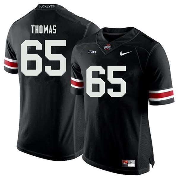 Men's Nike Ohio State Buckeyes Phillip Thomas #65 Black College Football Jersey New Release SSA47Q7A