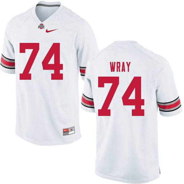 Men's Nike Ohio State Buckeyes Max Wray #74 White College Football Jersey Hot Sale ZKZ27Q2L