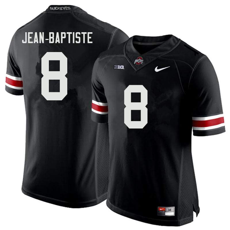 Men's Nike Ohio State Buckeyes Javontae Jean-Baptiste #8 Black College Football Jersey Stability WRU86Q4A