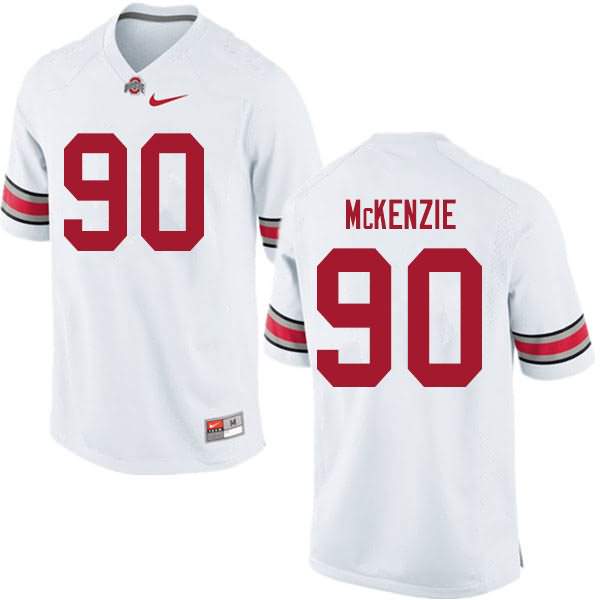 Men's Nike Ohio State Buckeyes Jaden McKenzie #90 White College Football Jersey New Arrival UVE33Q6V