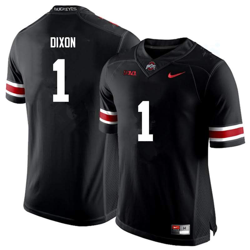 Men's Nike Ohio State Buckeyes Johnnie Dixon #1 Black College Football Jersey October MDZ16Q1B