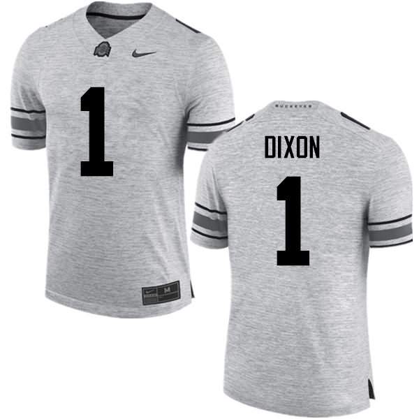 Men's Nike Ohio State Buckeyes Johnnie Dixon #1 Gray College Football Jersey October INZ80Q6B