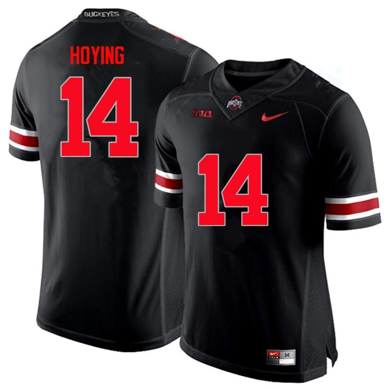 Men's Nike Ohio State Buckeyes Bobby Hoying #14 Black College Limited Football Jersey Trade XAV27Q3E