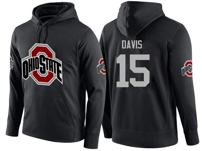 Men's Nike Ohio State Buckeyes Wayne Davis #15 College Name-Number Football Hoodie Comfortable MWW44Q5Z