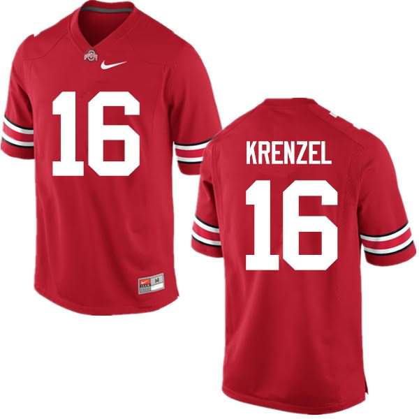 Men's Nike Ohio State Buckeyes Craig Krenzel #16 Red College Football Jersey Athletic BBH12Q5B