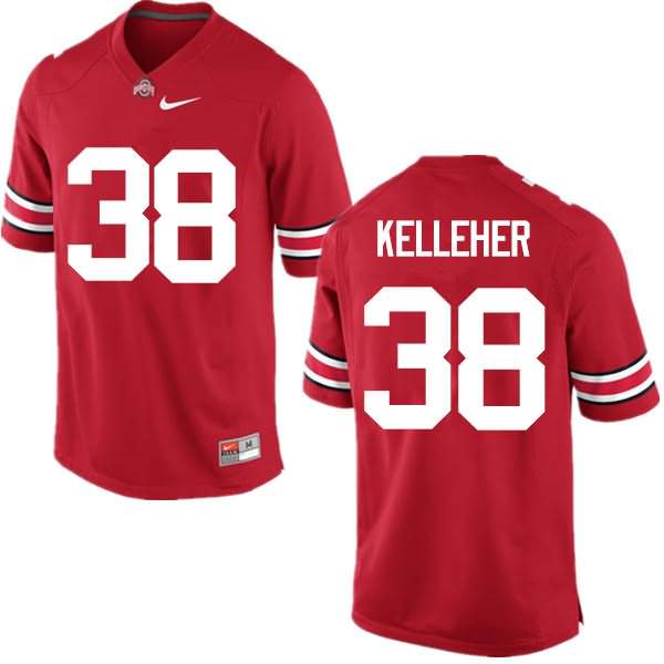 Men's Nike Ohio State Buckeyes Logan Kelleher #38 Red College Football Jersey Jogging HLG62Q5T