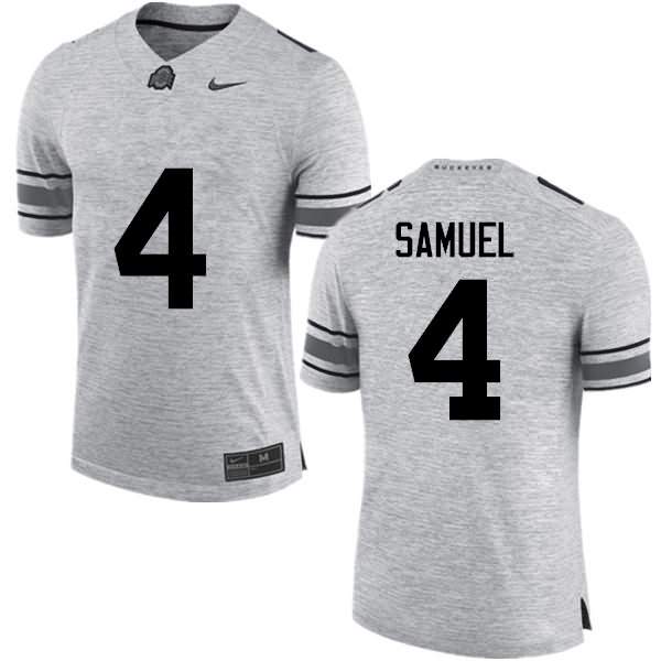 Men's Nike Ohio State Buckeyes Curtis Samuel #4 Gray College Football Jersey Special ORF03Q8I