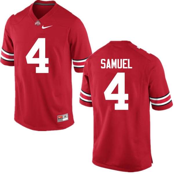 Men's Nike Ohio State Buckeyes Curtis Samuel #4 Red College Football Jersey Spring FHW15Q3J