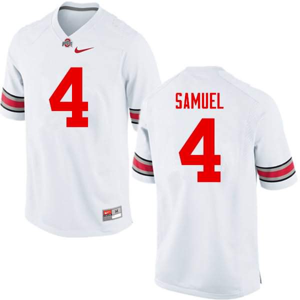 Men's Nike Ohio State Buckeyes Curtis Samuel #4 White College Football Jersey Supply FTK56Q1S