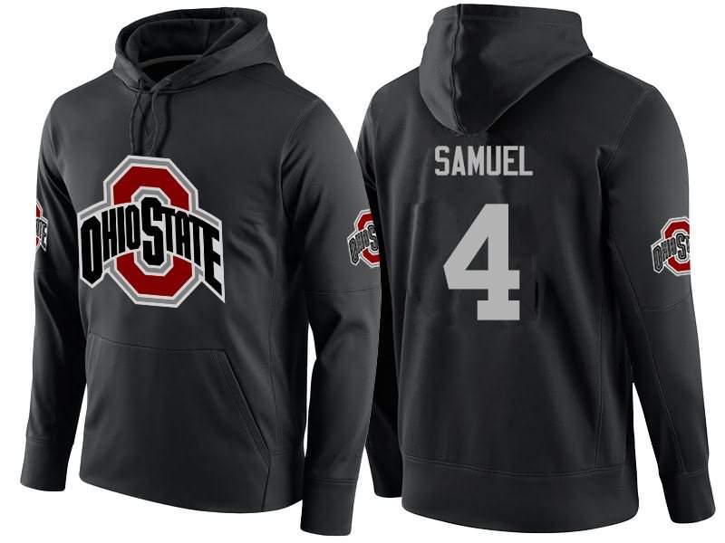 Men's Nike Ohio State Buckeyes Curtis Samuel #4 College Name-Number Football Hoodie Discount SHC52Q0D