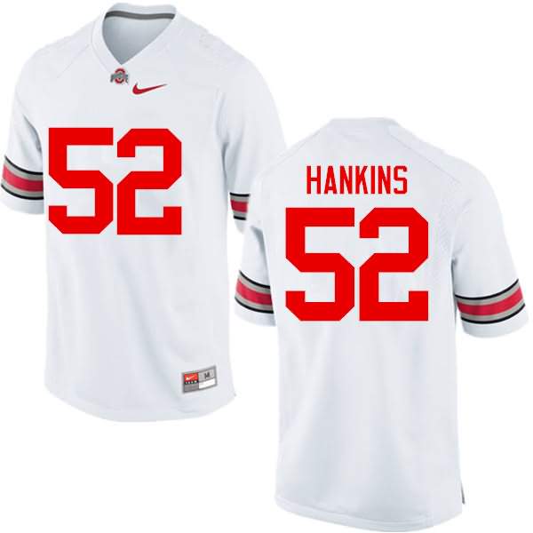 Men's Nike Ohio State Buckeyes Johnathan Hankins #52 White College Football Jersey Supply RAN57Q6J