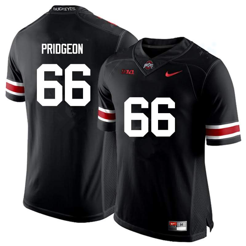Men's Nike Ohio State Buckeyes Malcolm Pridgeon #66 Black College Football Jersey June JBH05Q5V