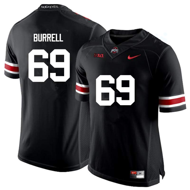 Men's Nike Ohio State Buckeyes Matthew Burrell #69 Black College Football Jersey New Arrival YGL22Q6L