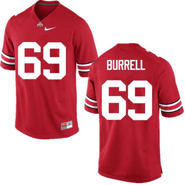 Men's Nike Ohio State Buckeyes Matthew Burrell #69 Red College Football Jersey Jogging CPH62Q6K
