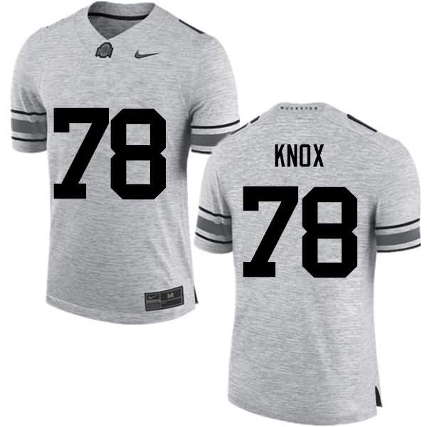 Men's Nike Ohio State Buckeyes Demetrius Knox #78 Gray College Football Jersey Special ULZ37Q5P