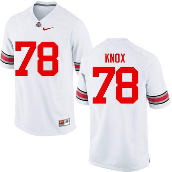 Men's Nike Ohio State Buckeyes Demetrius Knox #78 White College Football Jersey Season XTT03Q3Y