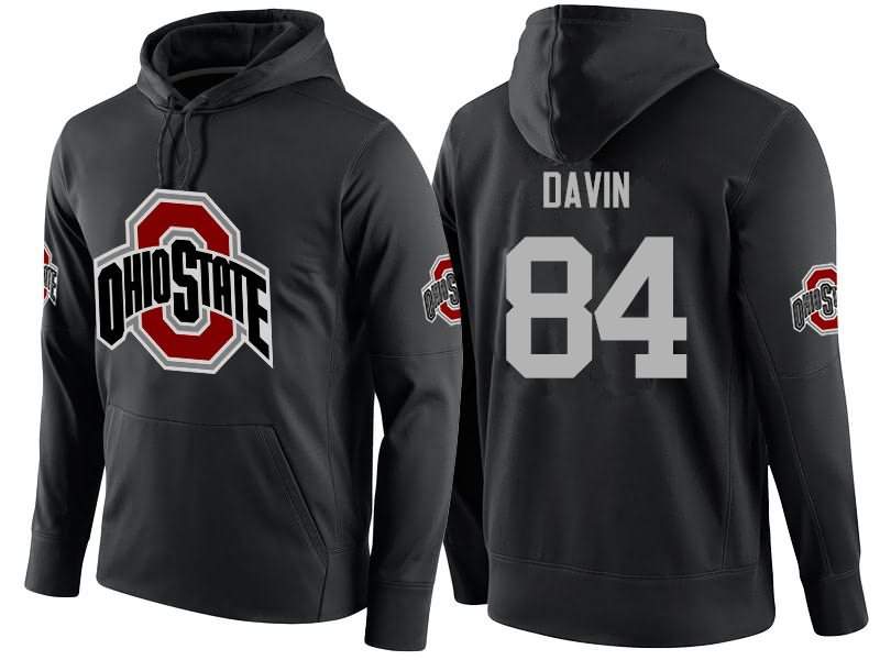 Men's Nike Ohio State Buckeyes Brock Davin #84 College Name-Number Football Hoodie Comfortable KAC06Q1P