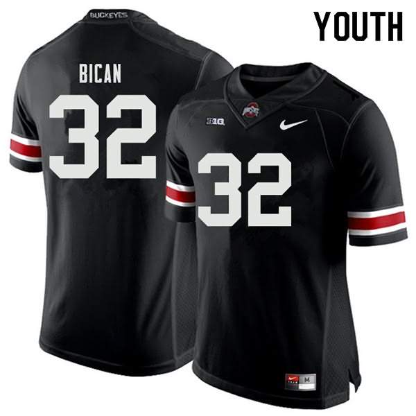 Youth Nike Ohio State Buckeyes Luciano Bican #32 Black College Football Jersey Authentic XJT17Q0W
