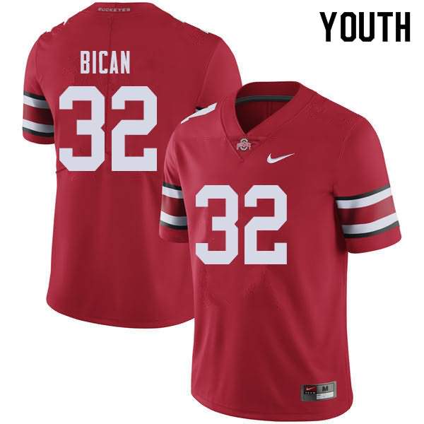 Youth Nike Ohio State Buckeyes Luciano Bican #32 Red College Football Jersey Wholesale FFV73Q7U
