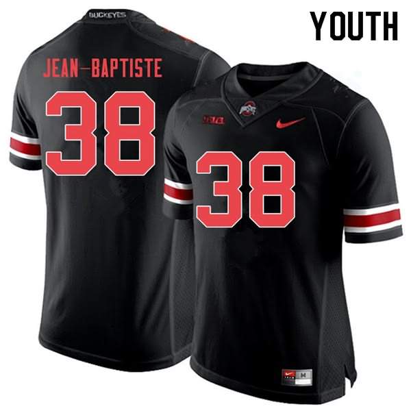 Youth Nike Ohio State Buckeyes Javontae Jean-Baptiste #38 Black Out College Football Jersey September LFN60Q6D