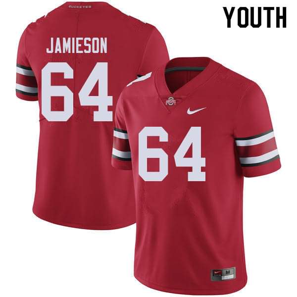 Youth Nike Ohio State Buckeyes Jack Jamieson #64 Red College Football Jersey Summer OIP04Q0R