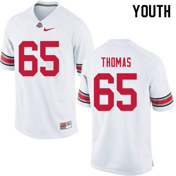 Youth Nike Ohio State Buckeyes Phillip Thomas #65 White College Football Jersey Online GRJ67Q3V