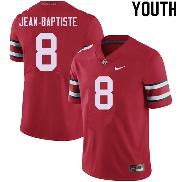 Youth Nike Ohio State Buckeyes Javontae Jean-Baptiste #8 Red College Football Jersey April ERN73Q8Q
