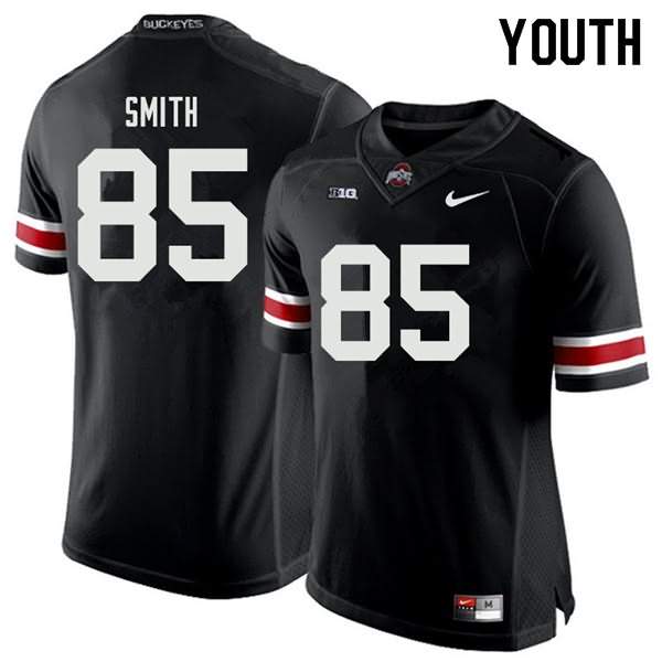 Youth Nike Ohio State Buckeyes L'Christian Smith #85 Black College Football Jersey Latest KXJ56Q4M