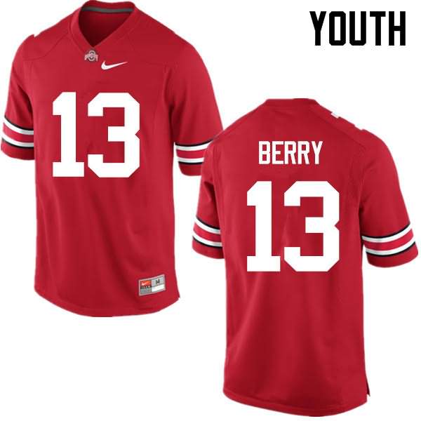 Youth Nike Ohio State Buckeyes Rashod Berry #13 Red College Football Jersey Lightweight NDX01Q2M