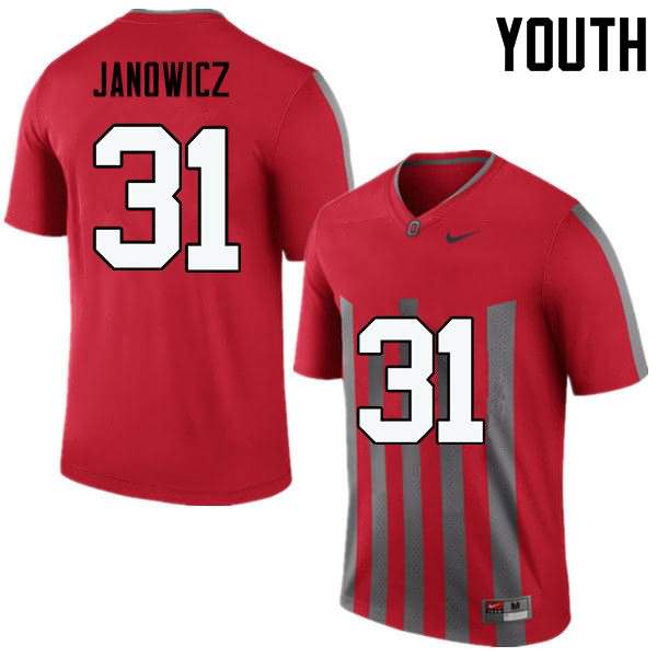Youth Nike Ohio State Buckeyes Vic Janowicz #31 Throwback College Football Jersey Discount WMB28Q8W