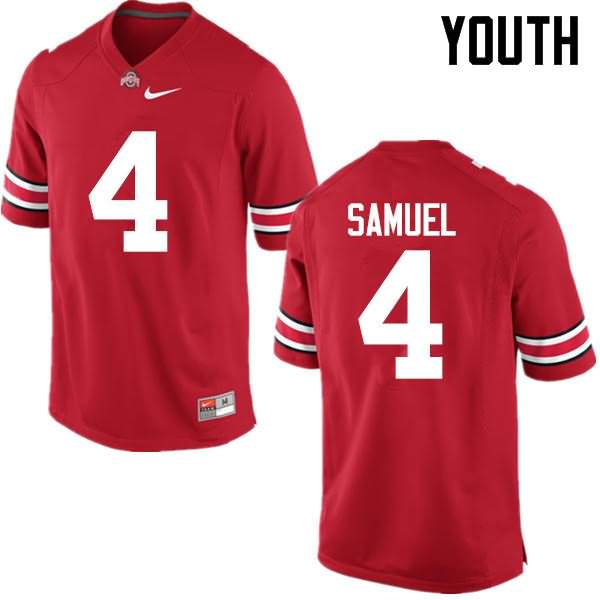 Youth Nike Ohio State Buckeyes Curtis Samuel #4 Red College Football Jersey Damping KDI50Q4V