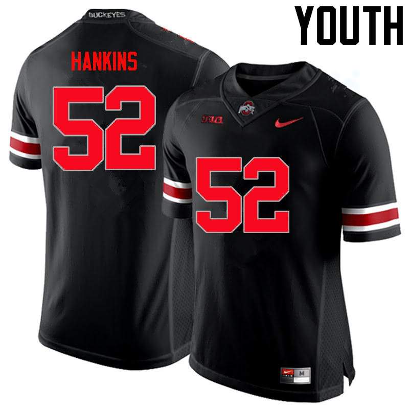 Youth Nike Ohio State Buckeyes Johnathan Hankins #52 Black College Limited Football Jersey Increasing AAQ73Q3C