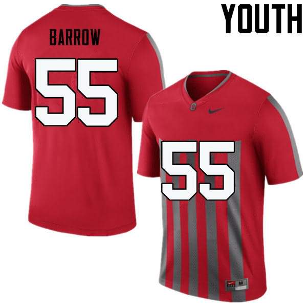 Youth Nike Ohio State Buckeyes Malik Barrow #55 Throwback College Football Jersey Latest SMX22Q2K