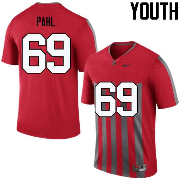 Youth Nike Ohio State Buckeyes Brandon Pahl #69 Throwback College Football Jersey Stock GWQ80Q4R