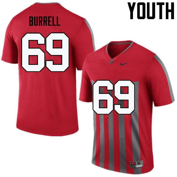 Youth Nike Ohio State Buckeyes Matthew Burrell #69 Throwback College Football Jersey Cheap MQI51Q8T