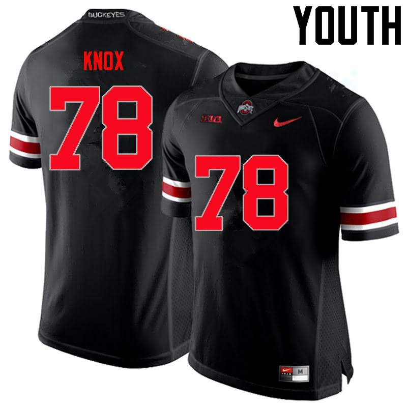 Youth Nike Ohio State Buckeyes Demetrius Knox #78 Black College Limited Football Jersey Authentic UGD02Q4U